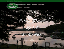 Tablet Screenshot of littlehawk-ontario-resort.com